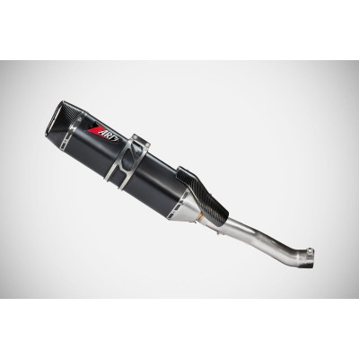 Sistem de evacuare Slip-On E5 SS negru cu capac de carbon pentru HD-PAN AMERICA ZARD ZHD001S10SCO-B