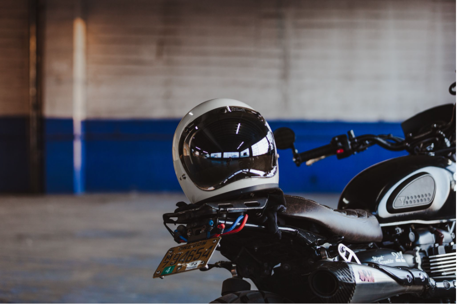 Bine curatata casca moto